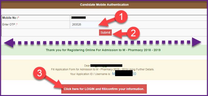 M Pharm Admission Online Application Form 2023-24 | M Pharmacy Online Admission Registration. 3 M Pharm Admission Online Registration