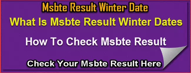 MSBTE Result Date Winter 2024 ! Msbte Board W24 Results