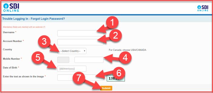 SBI Internet Banking Password /Profile Password और User Name Retrieve करने के तरीके. 3 sbi internet banking password forgot kaise kare
