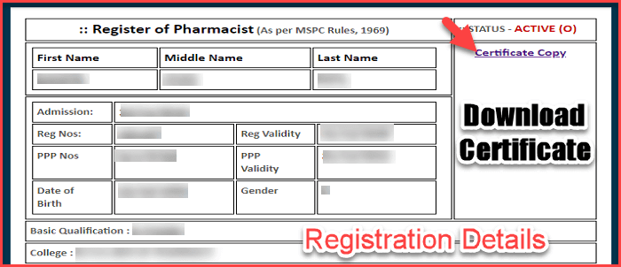 Registered Pharmacist List 2020 | Pharmacy Licence Find Kare