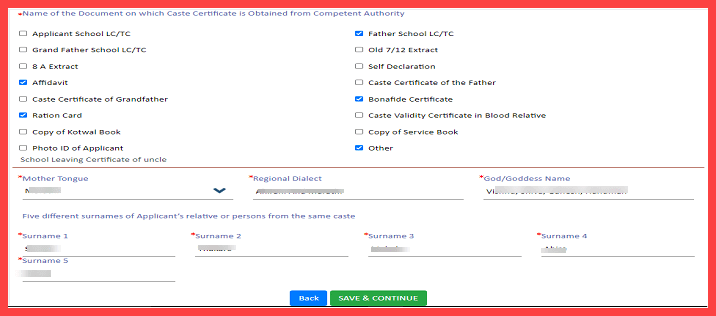 SC /VJNT /SBC /OBC Caste Validity Online Form Apply कैसे करे | CCVIS bartievalidity.maharashtra.gov.in Caste Validity Application. 3 caste validity certificate online application applicant info