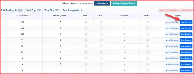 SDMS क्या है? Udise Plus Student Portal System कैसे काम करता है? SDMS Login & Data Upload की जानकारी. 3 Udise SDMS Login School details grade wise